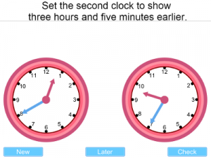 IWB iPad Android Time Teaching Resource
