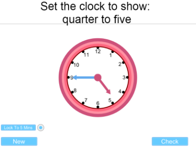 IWB iPad Android Clock Time teaching resource
